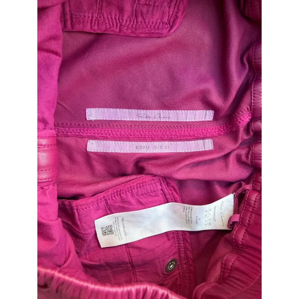 Size M - Rick Owens Cargobela Leather Shorts